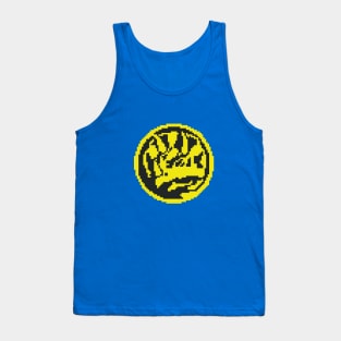 Blue Ranger 8 bit pixelart Tank Top